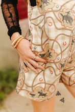 Load image into Gallery viewer, The Gingham Cowboy Romper