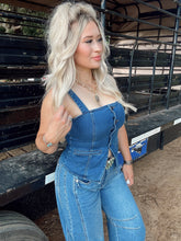 Load image into Gallery viewer, The Lenny Denim Top