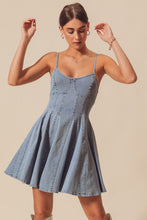 Load image into Gallery viewer, The Dandy Denim Dress
