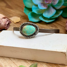 Load image into Gallery viewer, ***Copper &amp; Turquoise Cuff Bracelet