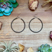 Load image into Gallery viewer, Hoop 3mm Sterling Silver Pearls