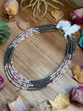 Load image into Gallery viewer, 15.25” Pink Freshwater Pearl Necklace – Sterling Silver Pearls