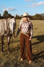 Load image into Gallery viewer, The Lace Top - Brown