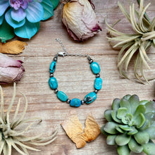 Load image into Gallery viewer, Bright Blue Turquoise Bracelet – 6 1/4"  – Large Oval