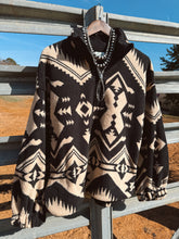 Load image into Gallery viewer, The Aztec Half Zip - Black