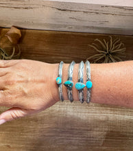 Load image into Gallery viewer, Turquoise Cuff Bracelet – Sterling Silver