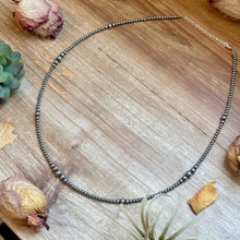 Load image into Gallery viewer, 22” Graduated Sterling Silver Pearl Necklace