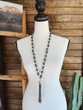 Load image into Gallery viewer, The Faux Rosary Pearl Necklace