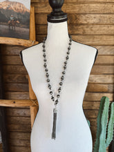 Load image into Gallery viewer, The Faux Rosary Pearl Necklace