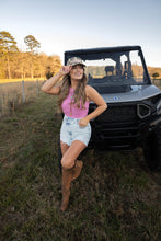 Load image into Gallery viewer, Lindsey Asymmetrical Distressed Shorts - Acid Light wash