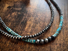 Load image into Gallery viewer, Turquoise Double Layer Necklace