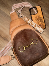 Load image into Gallery viewer, Leather Tooled Sling Bags