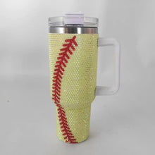 Load image into Gallery viewer, Sports Rhinestone Tumblers