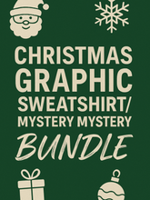 Load image into Gallery viewer, (2) Christmas Graphic Sweatshirt/Hoodie Mystery Bundle