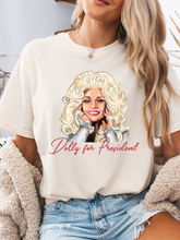 Load image into Gallery viewer, Dolly For President Graphic