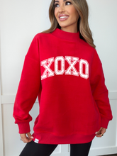 Load image into Gallery viewer, Tilly XOXO Reversible Oversized Mockneck Crew