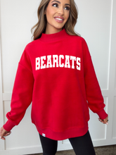 Load image into Gallery viewer, Tilly Bearcats Reversible Oversized Mockneck Crew