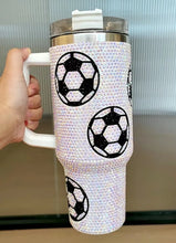 Load image into Gallery viewer, Sports Rhinestone Tumblers
