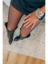 Load image into Gallery viewer, Rhinestone fishnets
