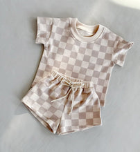 Load image into Gallery viewer, French Terry Checkered Set