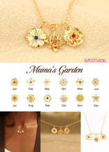 Load image into Gallery viewer, Mama’s Garden Personalized Birth Flower Necklace