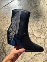 Load image into Gallery viewer, Rowan Fringe Rhinestone Pointed Heeled Cowgirl Boots