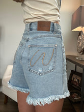 Load image into Gallery viewer, Brooke High Waisted Denim Shorts