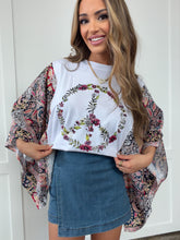 Load image into Gallery viewer, Peace and Love Kantha Styled Top