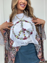 Load image into Gallery viewer, Peace and Love Kantha Styled Top