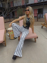 Load image into Gallery viewer, Farrah Broadway Girl Striped Flares
