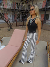 Load image into Gallery viewer, Farrah Broadway Girl Striped Flares