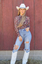 Load image into Gallery viewer, Lindsey Distressed Boyfriend Stretchy Jeans - Medium Wash