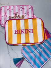 Load image into Gallery viewer, "BIKINI" Embroidered Nylon Makeup Bag