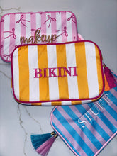 Load image into Gallery viewer, "BIKINI" Embroidered Nylon Makeup Bag