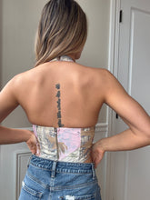 Load image into Gallery viewer, Mossy Sweetheart Halter Top - Pink Camo