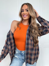 Load image into Gallery viewer, Crisp Breeze Oversized Plaid Flannel Shirt