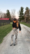 Load image into Gallery viewer, Fiona High Waisted Bell Bottom Flare Jeans - Storm Grey Camo