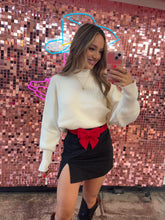 Load image into Gallery viewer, Merry &amp; Bright Bow Belt