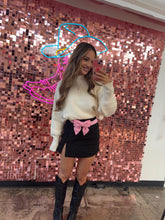 Load image into Gallery viewer, Merry &amp; Bright Bow Belt