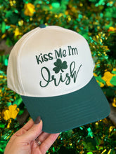 Load image into Gallery viewer, Kiss Me I'm Irish Trucker Hat