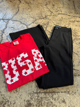 Load image into Gallery viewer, All American Flare Bundle (1 Fiona Flares + 1 Graphic Tee)