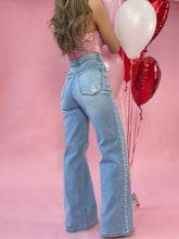 Load image into Gallery viewer, A Girls Best Friend Wide Leg Pearl Jeans