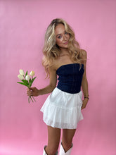 Load image into Gallery viewer, PREORDER: Petra Tiered Mini Skirt