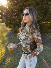 Load image into Gallery viewer, Floral Mesh Long Sleeve Top