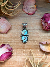 Load image into Gallery viewer, Golden Hills Turquoise Sterling Silver Pendant
