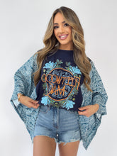 Load image into Gallery viewer, Indigo Bloom Kantha Styled Top