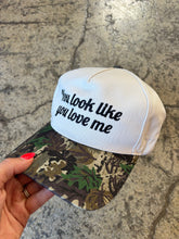 Load image into Gallery viewer, "You Look Like You Love Me" Two-Toned Canvas Cotton Cap