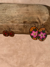 Load image into Gallery viewer, Hand Tooled Leather Earrings