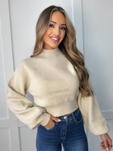 Load image into Gallery viewer, Haven Cropped Knit Sweater