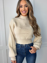 Load image into Gallery viewer, Haven Cropped Knit Sweater